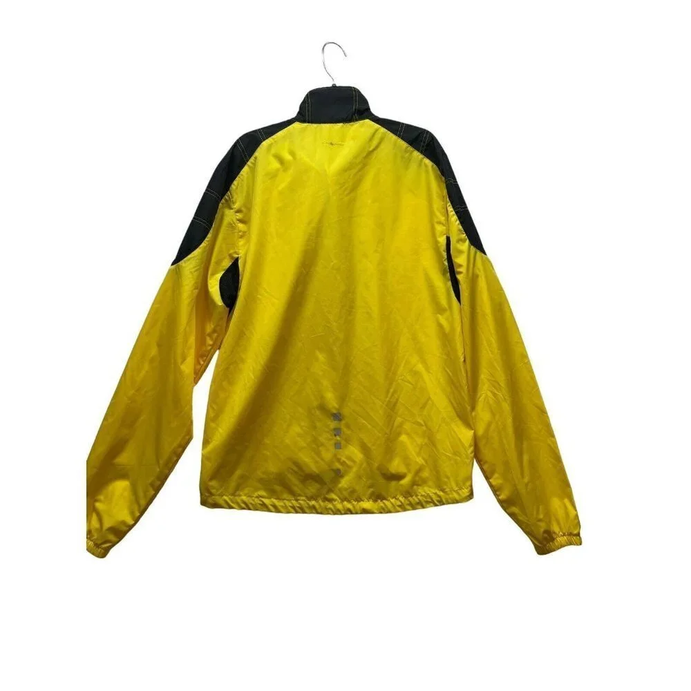 Cannondale Jacket Rain Shell Windbreaker Yellow Size Small